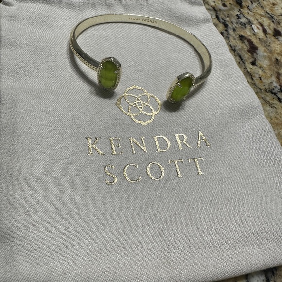Kendra Scott Bracelet with Green Stones - Picture 1 of 4